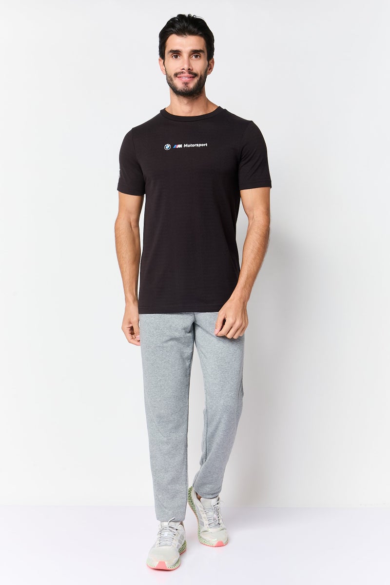 Puma x BMW Motorsport Men Sportswear Fit Short Sleeve Outdoor T-Shirt, Black - Image 2